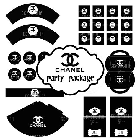 chanel party printables|chic chanel party ideas.